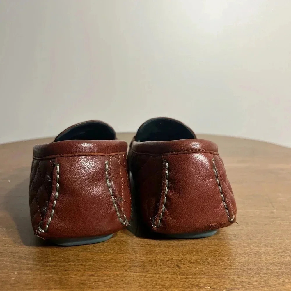 Gorgeous Johnston‎ & Murphy British Quilted Lambskin Driving Loafer Shoes… - Picture 5 of 8